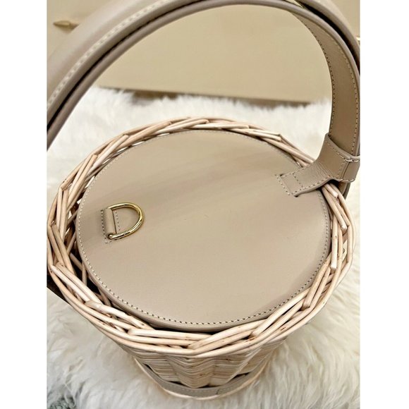 SOLD RARE NWOT POLENE L'OSIER WICKER BASKET BUCKET BAG SAND PURSE - Picture 10 of 12